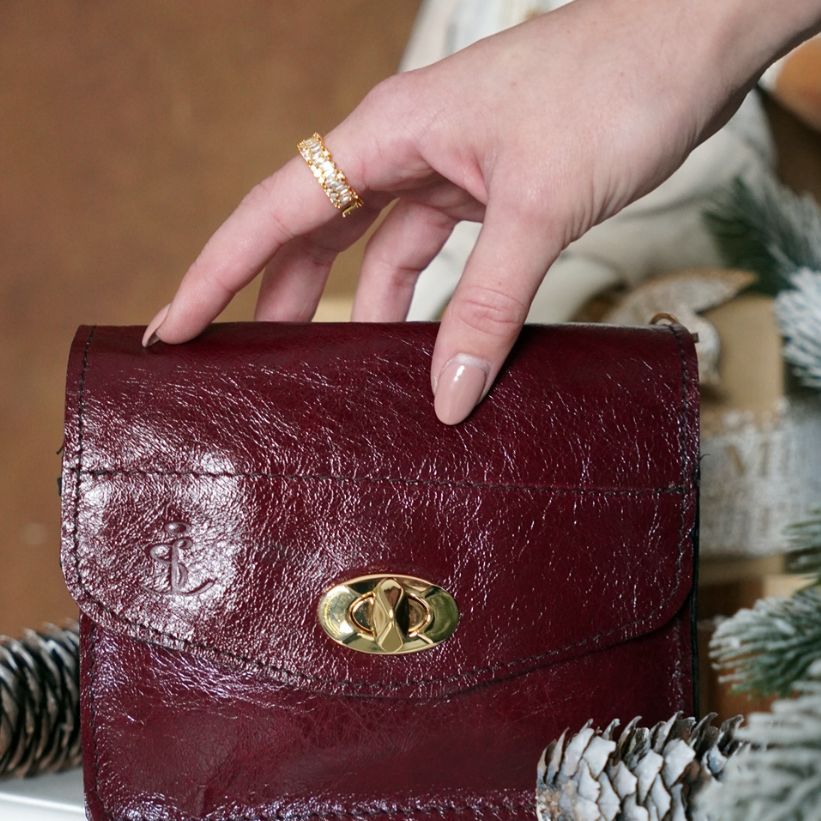 Irené mini bőrtáska - Rubinlélek - Image 2