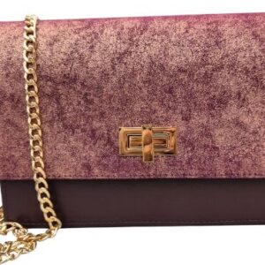 Kirké bőrtáska - csokoládé, bronz