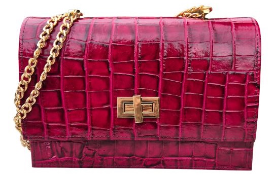 Kirké bőrtáska - bordó