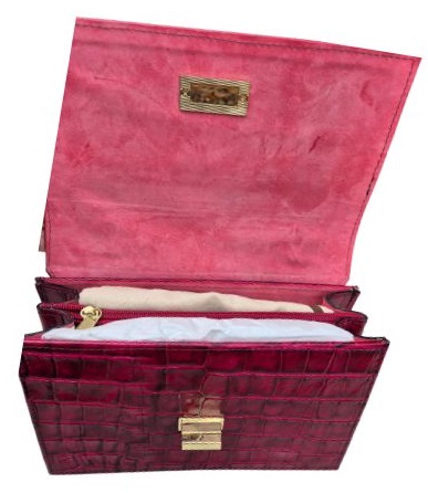 Kirké bőrtáska - bordó - Image 5