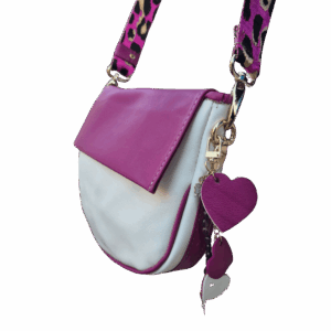 Sunshine bőrtáska - Ametiszt ásvánnyal