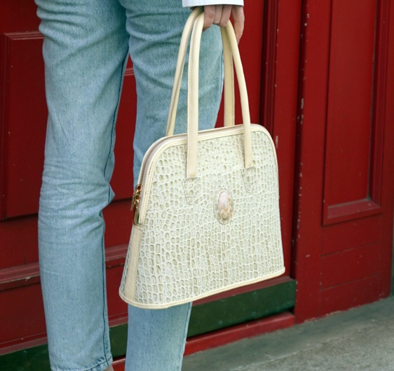 Szeléné bőrtáska- Rodokrozit ásvánnyal - Image 3